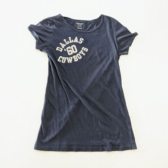 Women's Reebok Dallas Cowboys Shirt Short Sleeve Old School 2000s NFL Tee Small - Picture 1 of 8